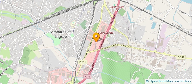 localisation de l'entreprise AMBARELEC  AMBARES-ET-LAGRAVE