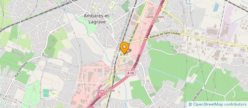 localisation de l'entreprise AMBARES  AMBARES-ET-LAGRAVE