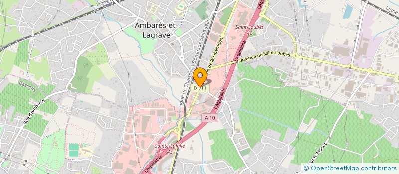 localisation de l'entreprise AMBARES PIECES AUTOS  AMBARES-ET-LAGRAVE