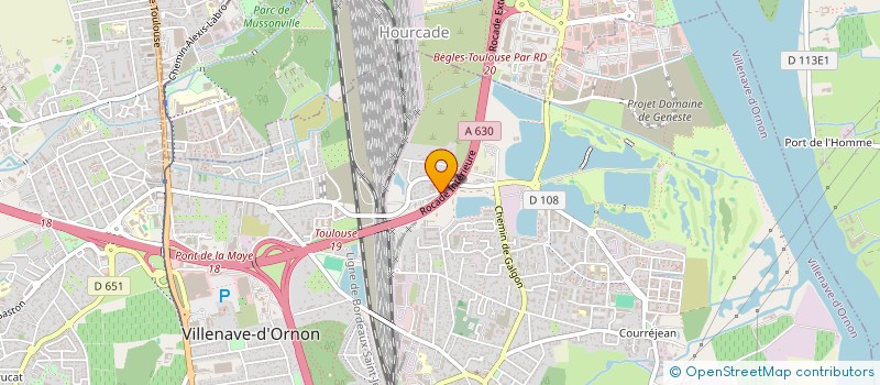 localisation de l'entreprise AMBAS  VILLENAVE-D'ORNON