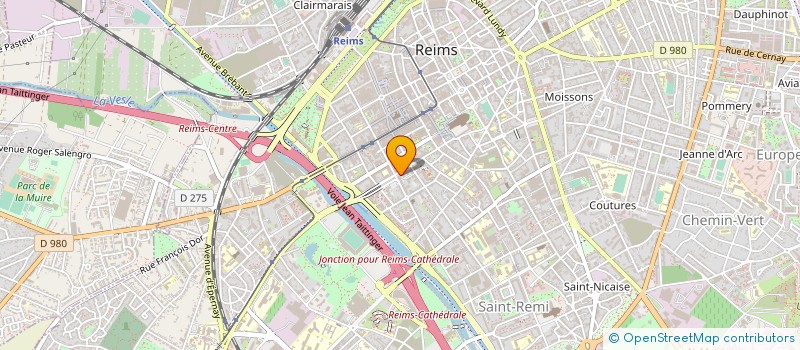 localisation de l'entreprise AMBASSA à REIMS