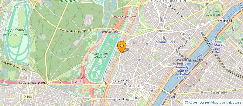 localisation de l'entreprise AMBASSADE CENTRE AFRICAINE  PARIS