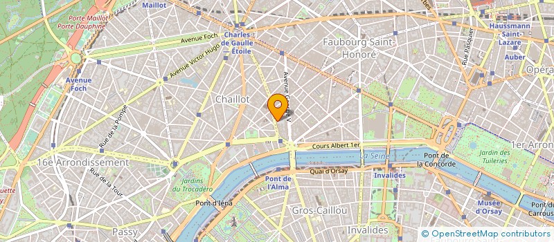 localisation de l'entreprise AMBASSADE D'ESPAGNE  PARIS