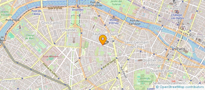 localisation de l'entreprise AMBASSADE D ITALIE à PARIS