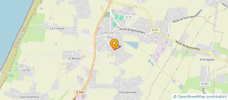 localisation de l'entreprise AMBASSADE DE BRETAGNE SARL à OCTEVILLE-SUR-MER