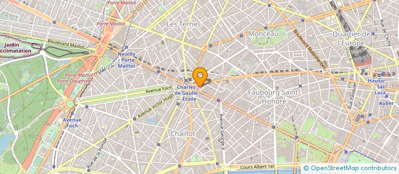localisation de l'entreprise AMBASSADE DE L'ETAT DU QUATAR à PARIS