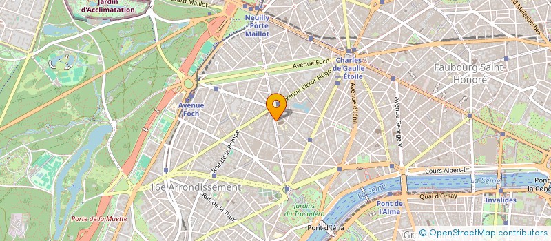 localisation de l'entreprise AMBASSADE DE LA RDP LAO  PARIS