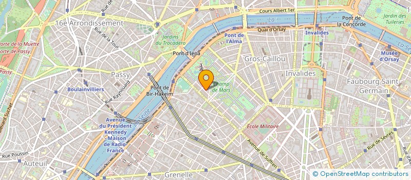 localisation de l'entreprise AMBASSADE DE LA REPUBLIQUE TCHEQUE à PARIS