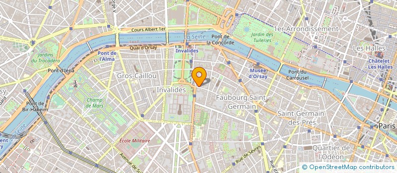 localisation de l'entreprise AMBASSADE DE SUISSE à PARIS