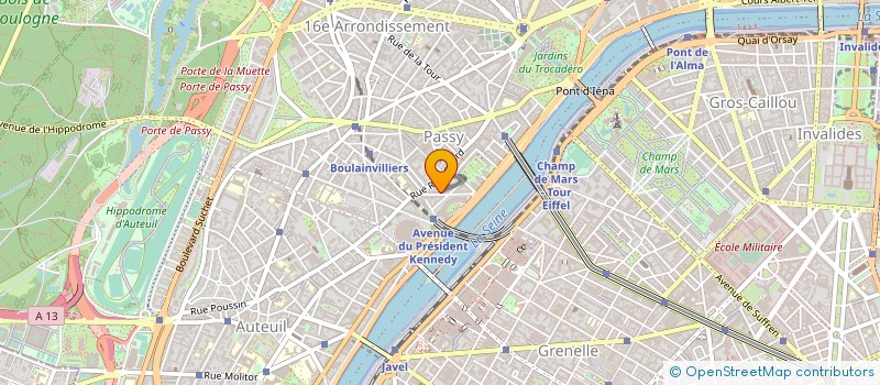 localisation de l'entreprise AMBASSADE DE TURQUIE à PARIS