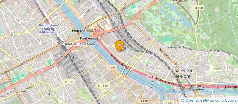 localisation de l'entreprise AMBASSADE DES GRANDS VINS à CHARENTON-LE-PONT