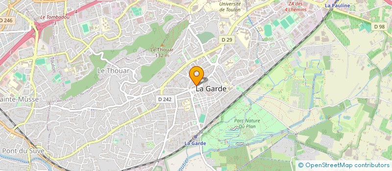 localisation de l'entreprise AMBASSADE DES VINS à LA GARDE