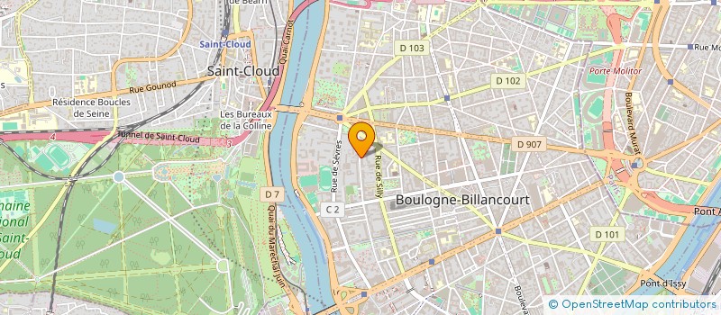 localisation de l'entreprise AMBASSADE DU BOTSWANA à BOULOGNE-BILLANCOURT