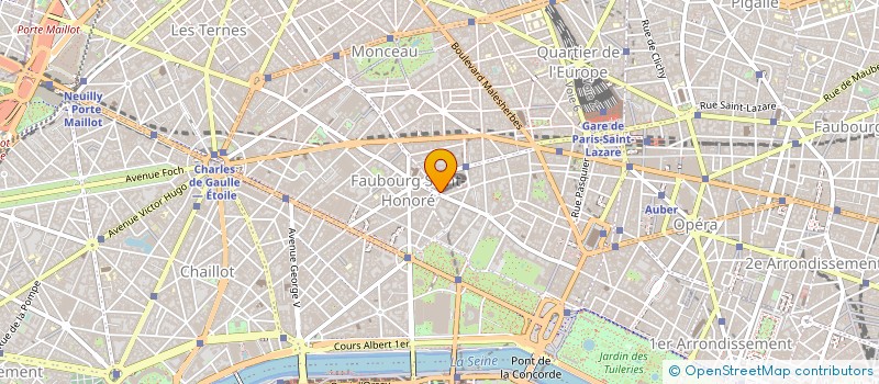 localisation de l'entreprise AMBASSADE DU CANADA à PARIS