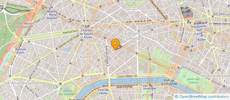 localisation de l'entreprise AMBASSADE DU KAZAKHSTAN à PARIS