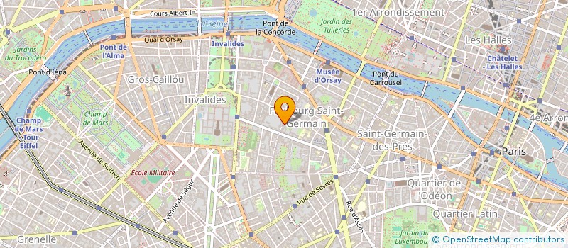 localisation de l'entreprise AMBASSADE DU KIRGHIZSTAN à PARIS