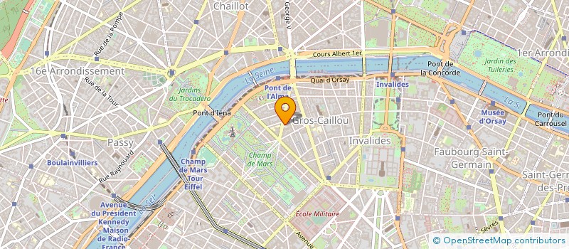 localisation de l'entreprise AMBASSADE DU LUXEMBOURG à PARIS