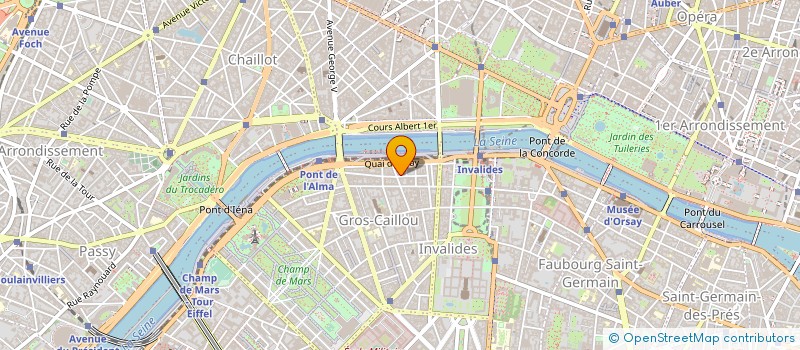 localisation de l'entreprise AMBASSADE DU SENEGAL à PARIS