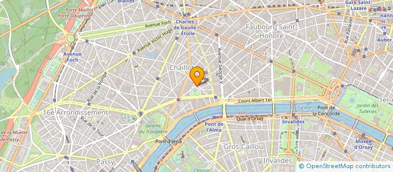 localisation de l'entreprise AMBASSADE REPUBL ARABE EGYPTE  PARIS