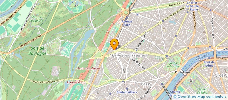 localisation de l'entreprise AMBASSADE ROYALE DU CAMBODGE  PARIS