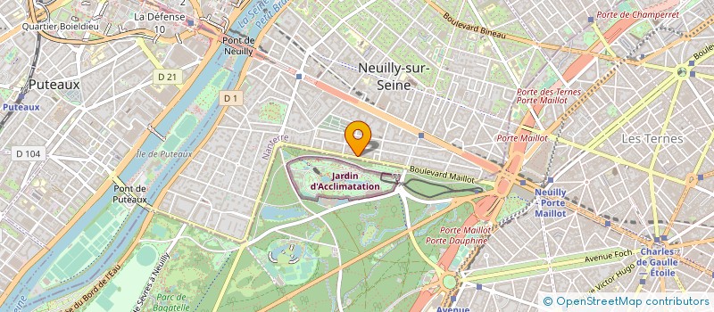 localisation de l'entreprise AMBASSADE ROYAUME JORDANIE 3 à NEUILLY-SUR-SEINE