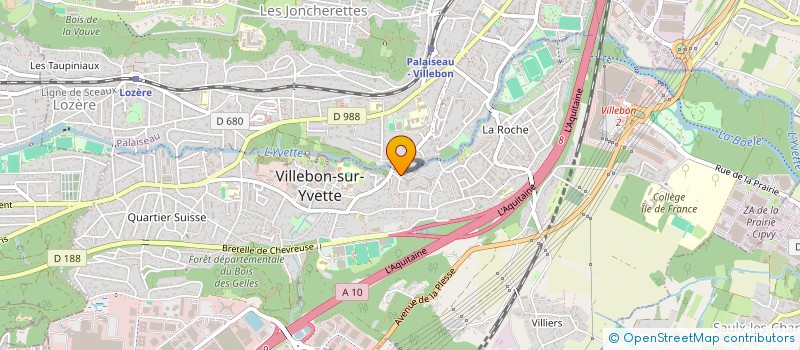 localisation de l'entreprise AMBASSADEUR RECORDS  VILLEBON-SUR-YVETTE