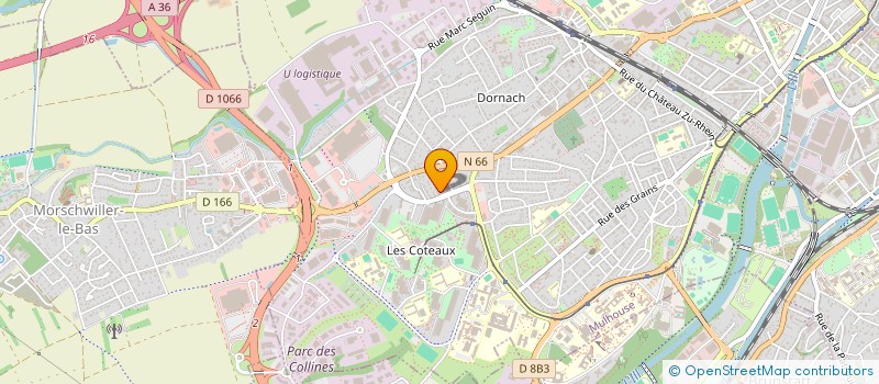 localisation de l'entreprise AMBASSADEUR TRAITEUR à MULHOUSE