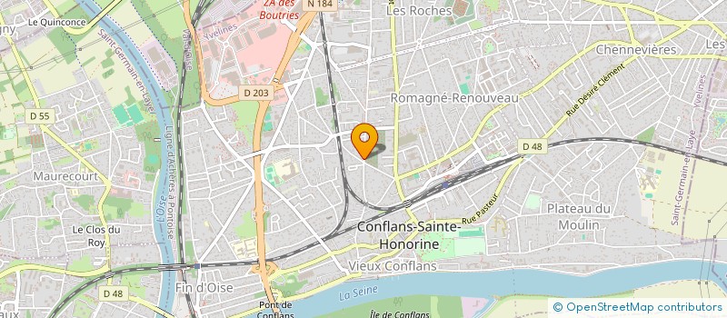 localisation de l'entreprise AMBASSADOR  CONFLANS-SAINTE-HONORINE