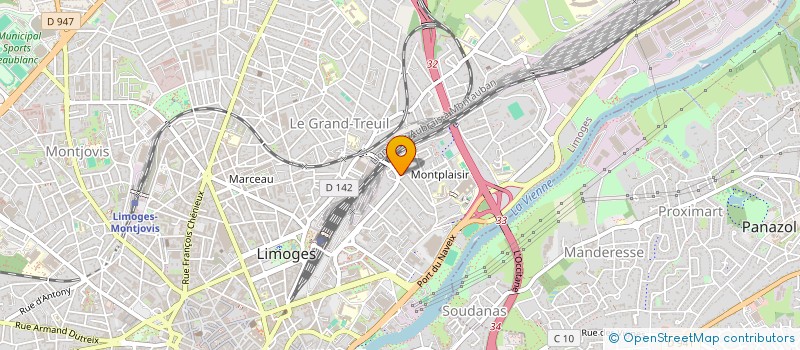 localisation de l'entreprise AMBASSADRICE ET REPRESENTANTE DES MUSICIENS GITANS ET GENS DU VOYAGE EN FRANCE à LIMOGES