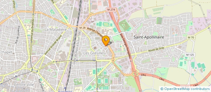 localisation de l'entreprise AMBASSIMMO à DIJON