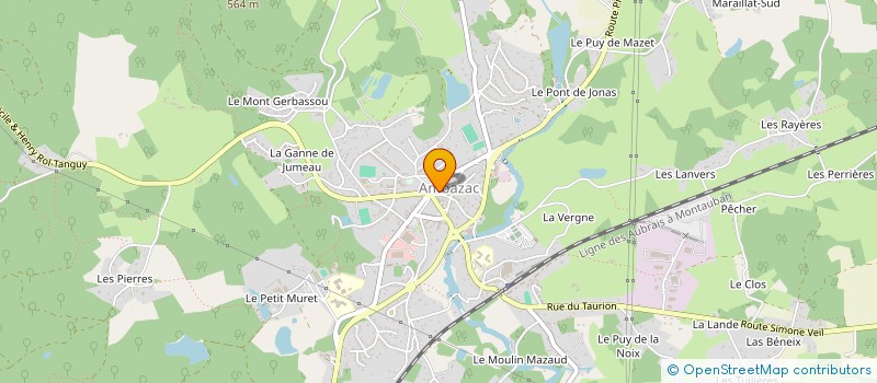 localisation de l'entreprise AMBAZAC OPTIC à AMBAZAC
