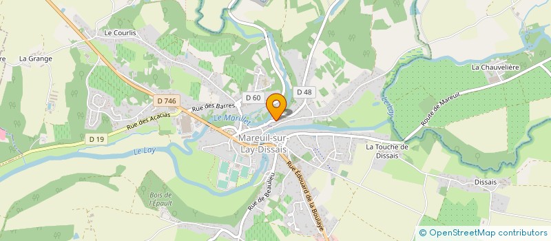 localisation de l'entreprise AMBB à PEAULT