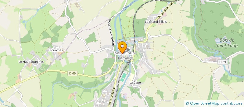 localisation de l'entreprise AMBC  SAINT-LOUP-LAMAIRE