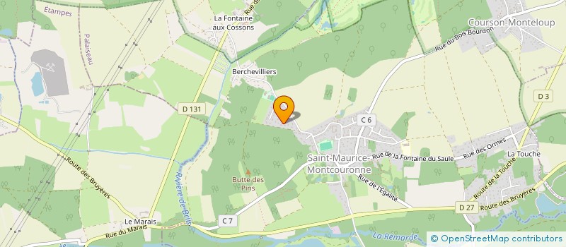 localisation de l'entreprise AMBC MOTORS  SAINT-MAURICE-MONTCOURONNE