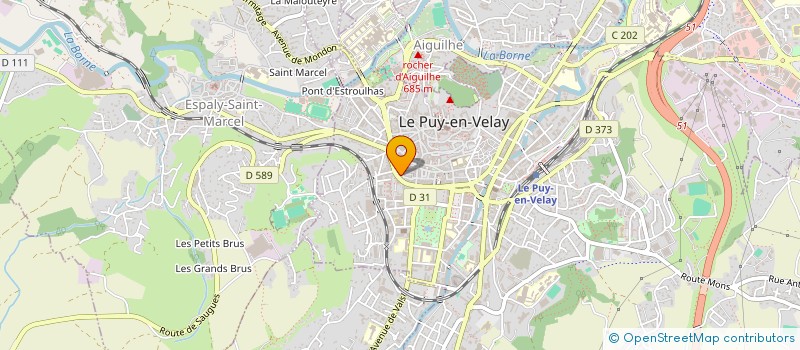 localisation de l'entreprise AMBD IMMO  LE PUY-EN-VELAY