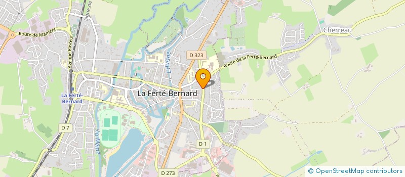 localisation de l'entreprise AMBDISTRI  LA FERTE-BERNARD