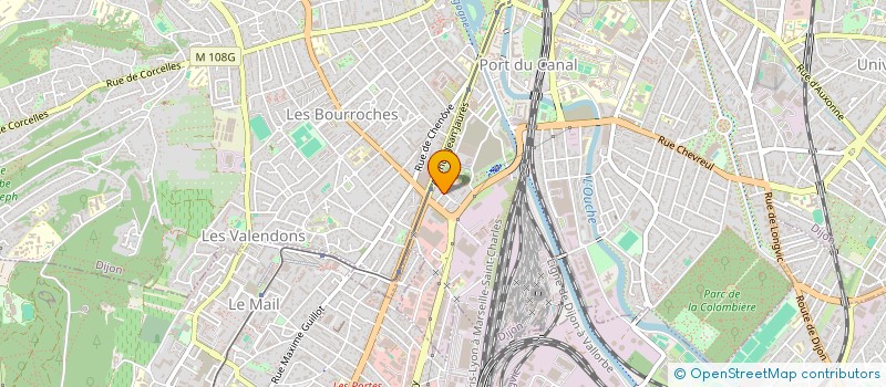 localisation de l'entreprise AMBE à DIJON