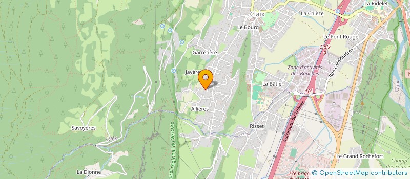 localisation de l'entreprise AMBECA  CLAIX