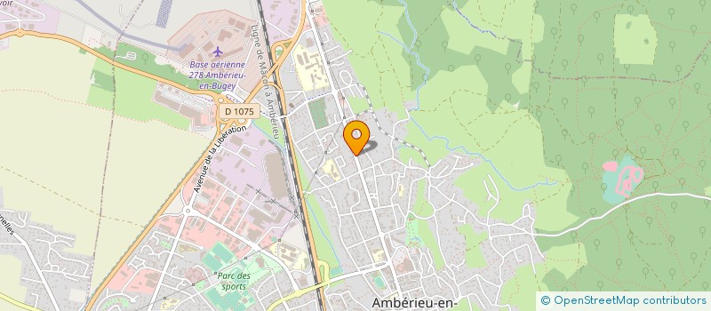 localisation de l'entreprise AMBECOM à AMBERIEU-EN-BUGEY