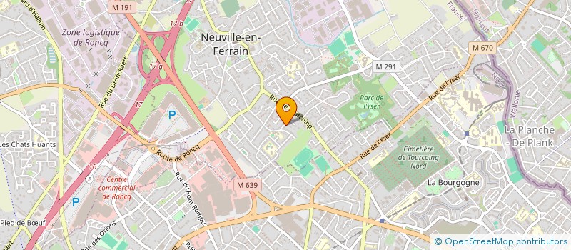 localisation de l'entreprise AMBEL WECXSTEEN à NEUVILLE-EN-FERRAIN