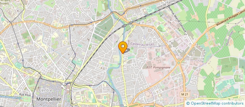 localisation de l'entreprise AMBELLIE à MONTPELLIER