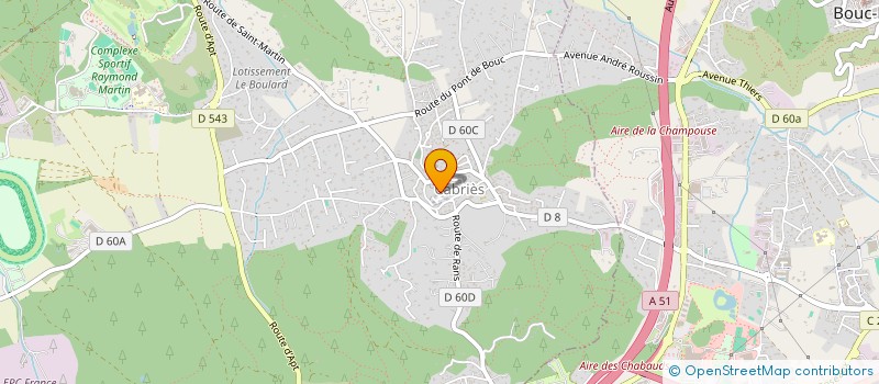 localisation de l'entreprise AMBEMAR  CABRIES