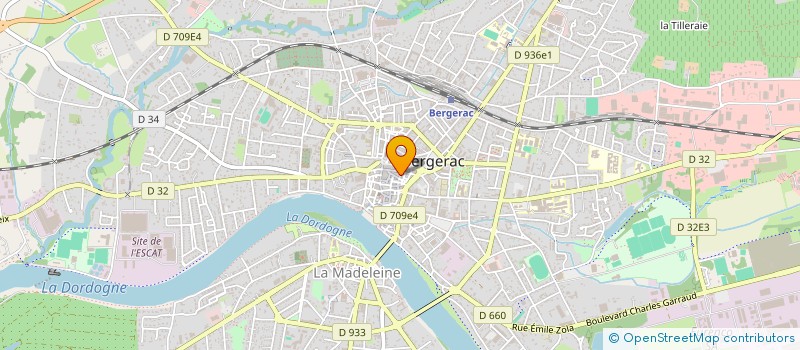 localisation de l'entreprise AMBER à BERGERAC
