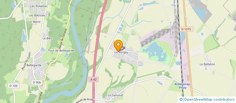 localisation de l'entreprise AMBER  AMBRONAY