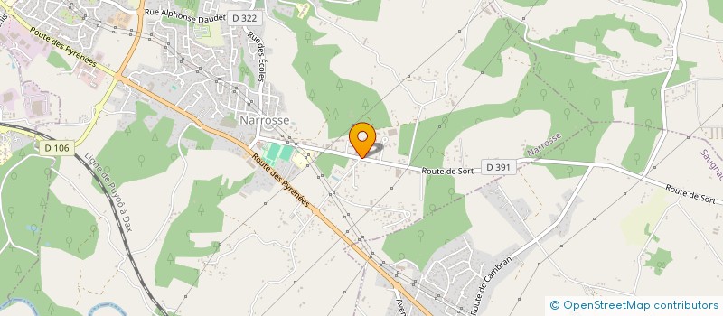 localisation de l'entreprise AMBER  NARROSSE