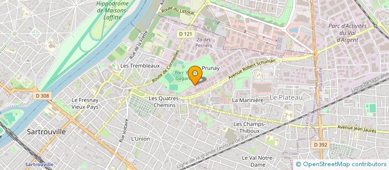 localisation de l'entreprise AMBER TECHNOLOGIES  SARTROUVILLE