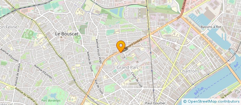 localisation de l'entreprise AMBER TRANSPORT-EXPRESS à BORDEAUX