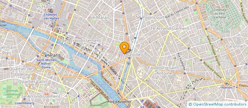 localisation de l'entreprise AMBERAX à PARIS