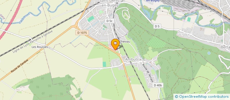 localisation de l'entreprise AMBERIEU VITRAGE à AMBUTRIX