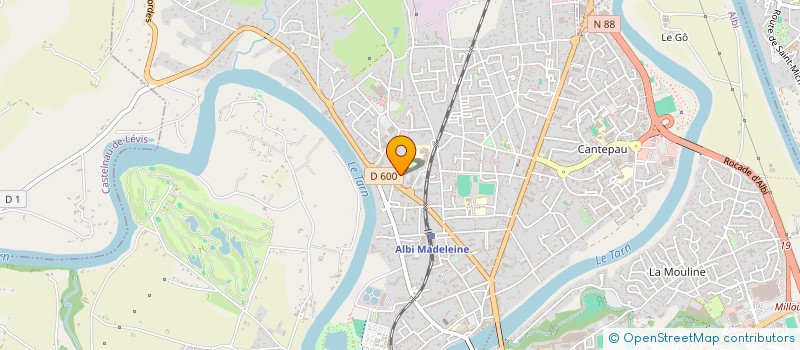 localisation de l'entreprise AMBERLYK à ALBI